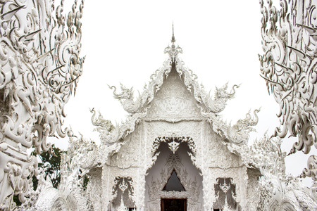 Wat Rongkhun Temple , Chiangrai , Thailandの写真素材