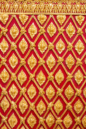Thai style art Wat Phra That Doi Suthep, Temple in Chiang Mai, Thailand