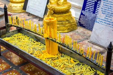 Wat Phra That Doi Suthep, Temple in Chiang Mai, Thailandの写真素材