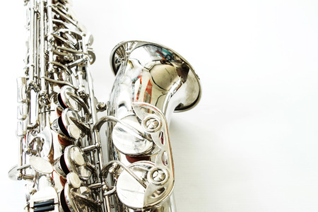 Part of saxophoneの写真素材