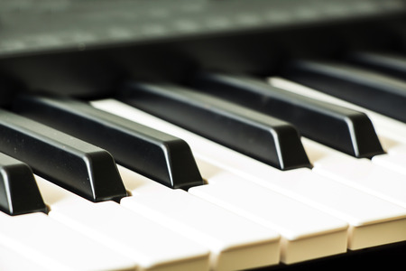 Keyboard of pianoの写真素材