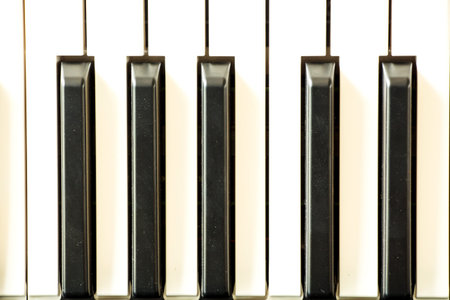 Keyboard of piano