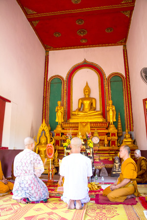 Clergy Conference in the newly Buddhist ordination ceremonyのeditorial素材