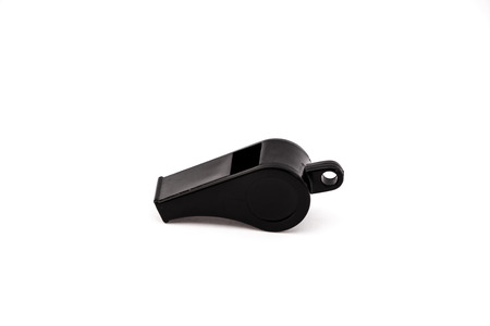 whistle isolated on whiteの写真素材