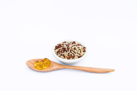 Rice bran oilの写真素材