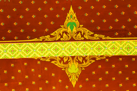 hai art in temple, Wat phra that nong bua, Thailandのeditorial素材