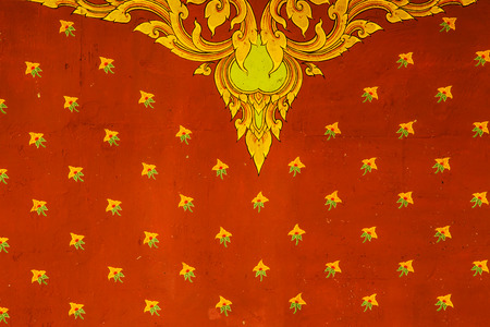 Thai art in temple, Wat phra that nong bua, Thailandのeditorial素材