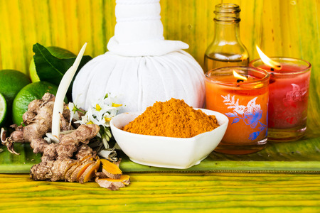 Herb thai style for spaの写真素材
