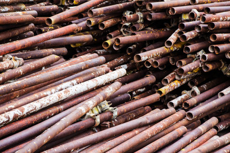 Steel scaffoldの写真素材