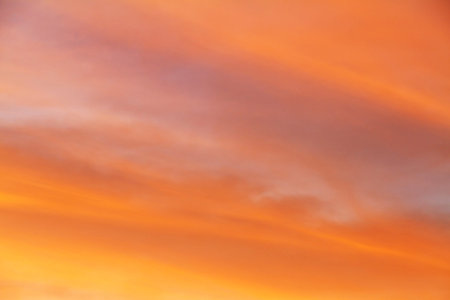 Orange sky background