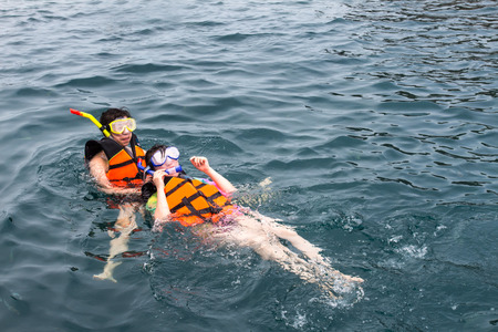 Tourists help drowning tourists.のeditorial素材