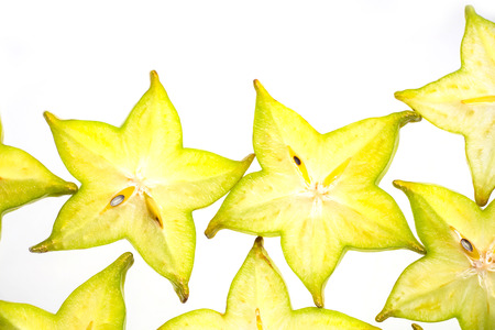 Star fruit backgriundの写真素材