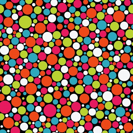 Seamless polka dot backgroundのイラスト素材