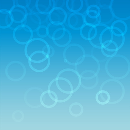 Water background with bubbles, vector illustration のイラスト素材