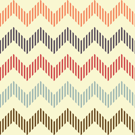 Seamless geometric wavy patternのイラスト素材