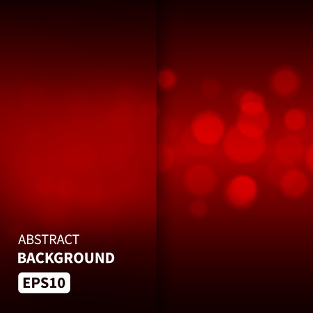 Abstract red lights bokeh vector background EPS10のイラスト素材