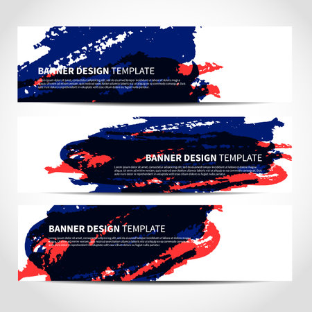 Banners Set Of Trendy Urban Style Vector Banners Template Or
