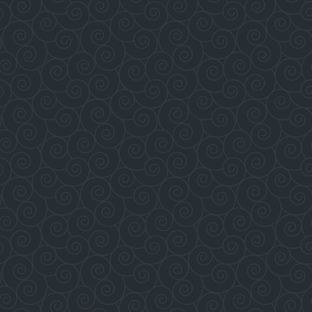 Black seamless pattern with geometric ornamentのイラスト素材