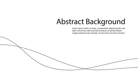 Abstract simple vector background with wavesのイラスト素材