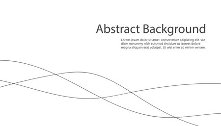 Background vector. Simple abstract vector pattern with wavy lines. Cover design for bannerのイラスト素材