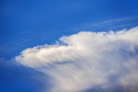 Blue sky with cloudsの写真素材