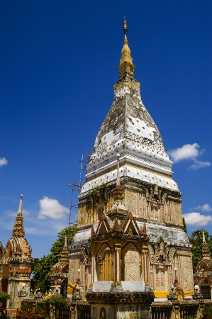 Wat Phra That Renu at Nakorn Phanom, Thailandの写真素材