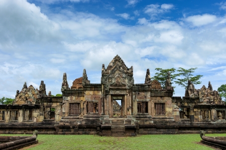 Prasat Phanom Rung Historical Park in Burirum Thailandのeditorial素材