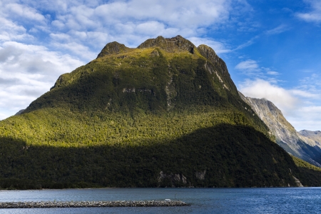 Milford Sound, south west, New Zealandの写真素材