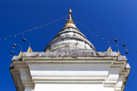 Detail of pagoda in Mae Chaem northern thailand, Chiang Mai, Thailandの写真素材