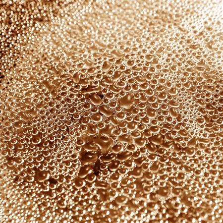water drop on orange  backgroundの写真素材