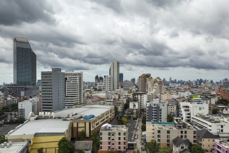 aerial view of bangkokの写真素材