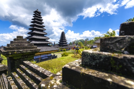 Besakih temple, Pura Penataran Agung, Bali, Indonesiaの写真素材