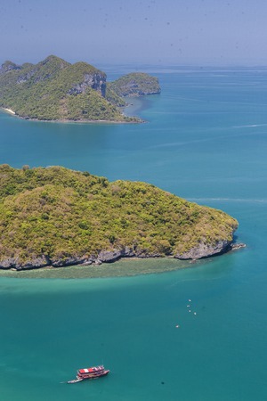 View point of Ang Thong Islands national park ,Thailandの写真素材