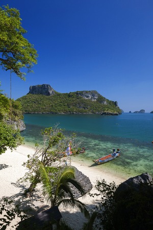 View point of Ang Thong Islands national park ,Thailandの写真素材