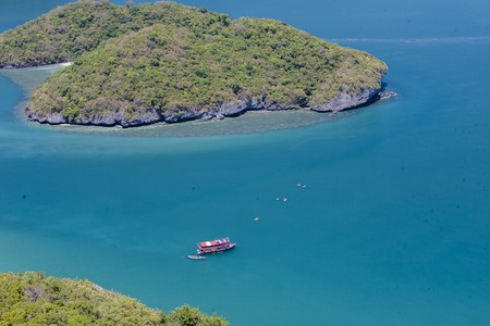 View point of Ang Thong Islands national park, Thailandの写真素材
