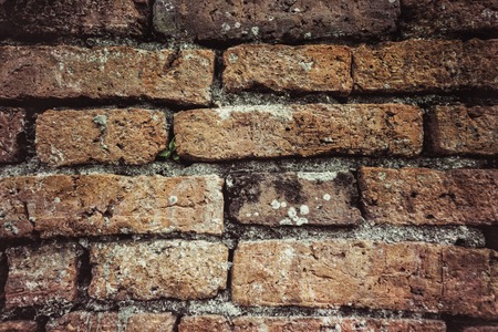 Brick wall texture in vintage styleの写真素材