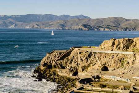 Sutro Baths in San Franciscoの写真素材