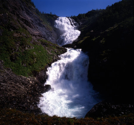 Waterfalls, Norwayの写真素材