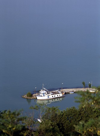 Lake Balato,Hungaryの写真素材