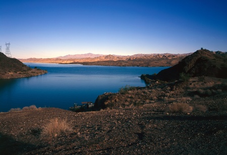 Davis Dam, Nevadaの写真素材
