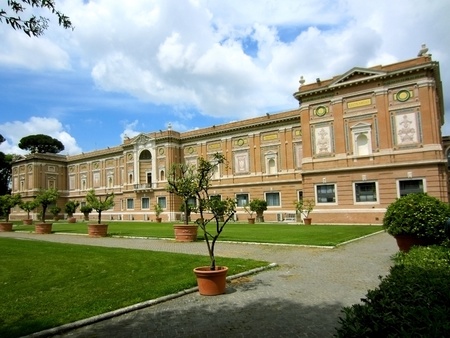 Vatican Museum in Rome, Italy                            のeditorial素材