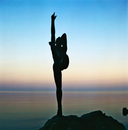 Sculpture in Budva, Montenegroの写真素材