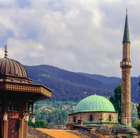 Old Town in Sarajevo, Bosnia-Herzegovinaの写真素材