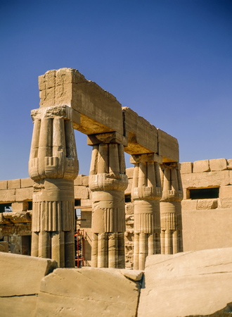 Temple in Luxor, Egyptの写真素材