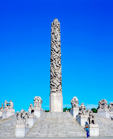 Vigeland Park in Oslo, Norway