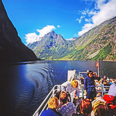 Nerov Fjord, Norwayの写真素材