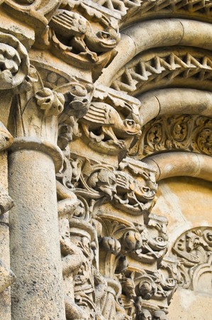 part of the famous castle Vajdahunjad in Budapestの写真素材