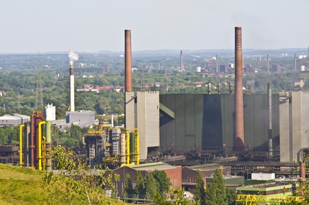 view of the Ruhr region from the tetraeder in Bottropのeditorial素材
