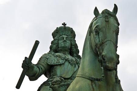 equestrian statue of Jan Wellem in Duesseldorfのeditorial素材