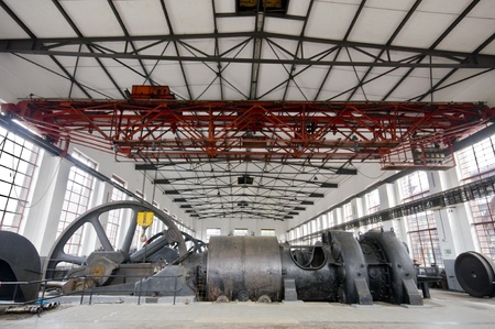 compressor hall of the disused cokery plant Hansa in Dortmundのeditorial素材